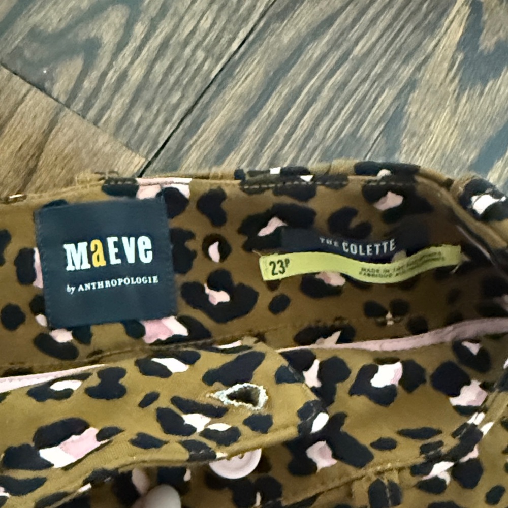Maeve by Anthropologie The Collete Leopard Pants - Picture 2 of 9
